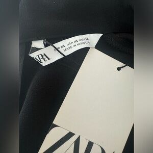 Zara Black Choker Shift Dress